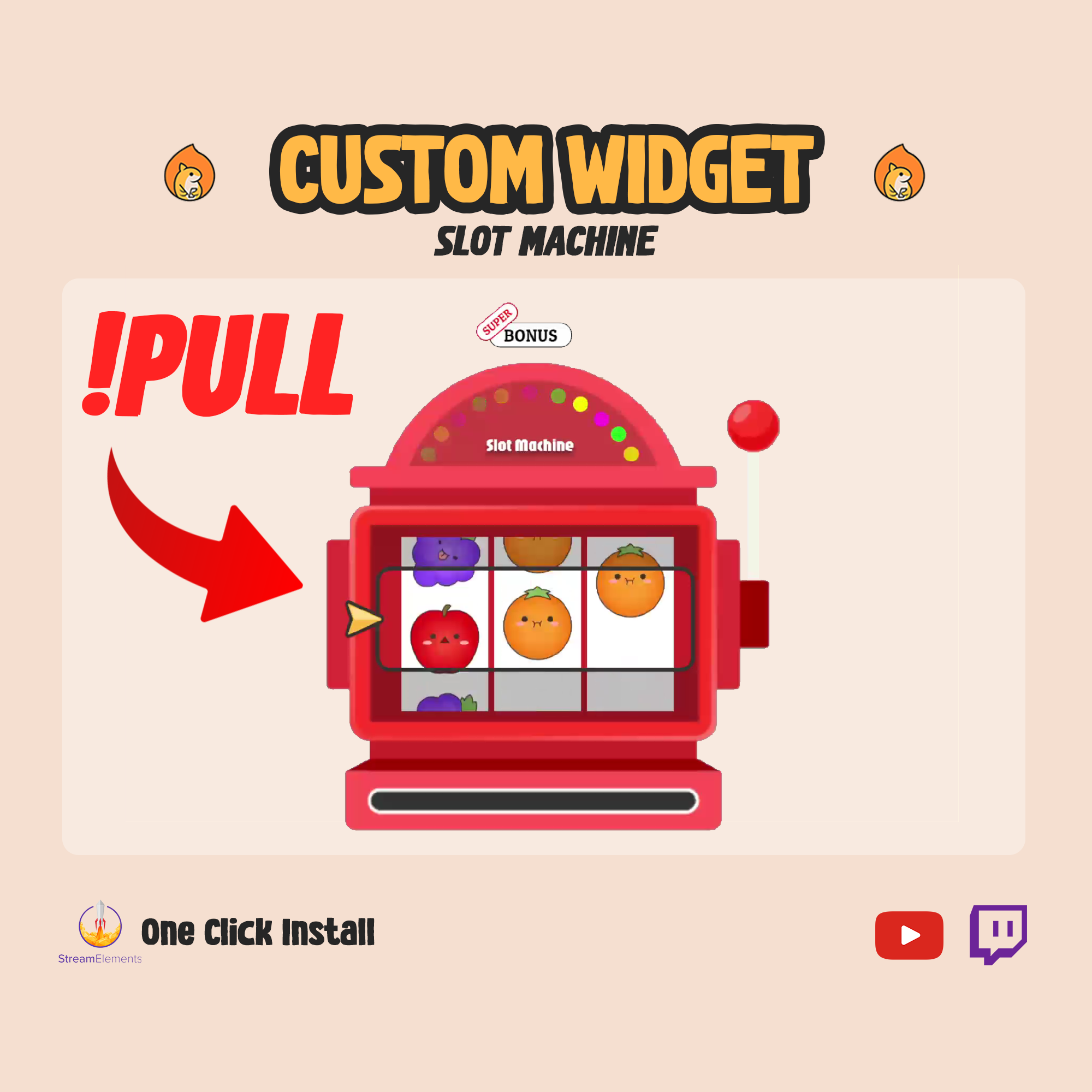 Twitch Casino Slot Machine using StreamElements Loyalty Points