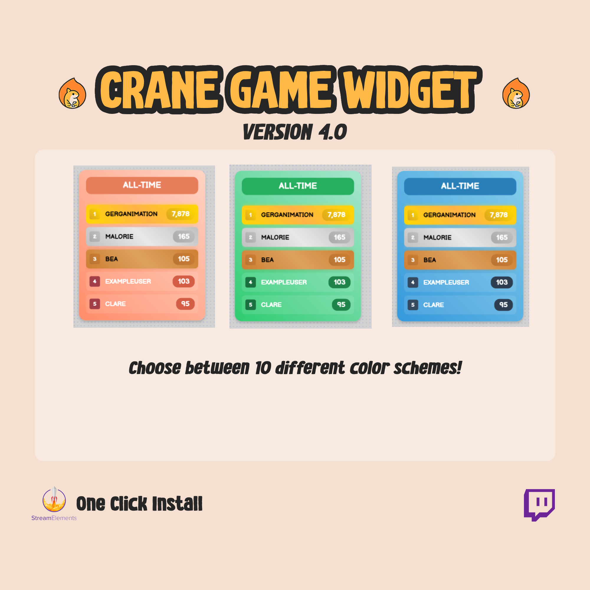 Twitch Chat Crane Game - Claw Game Gashapon for Live Streaming