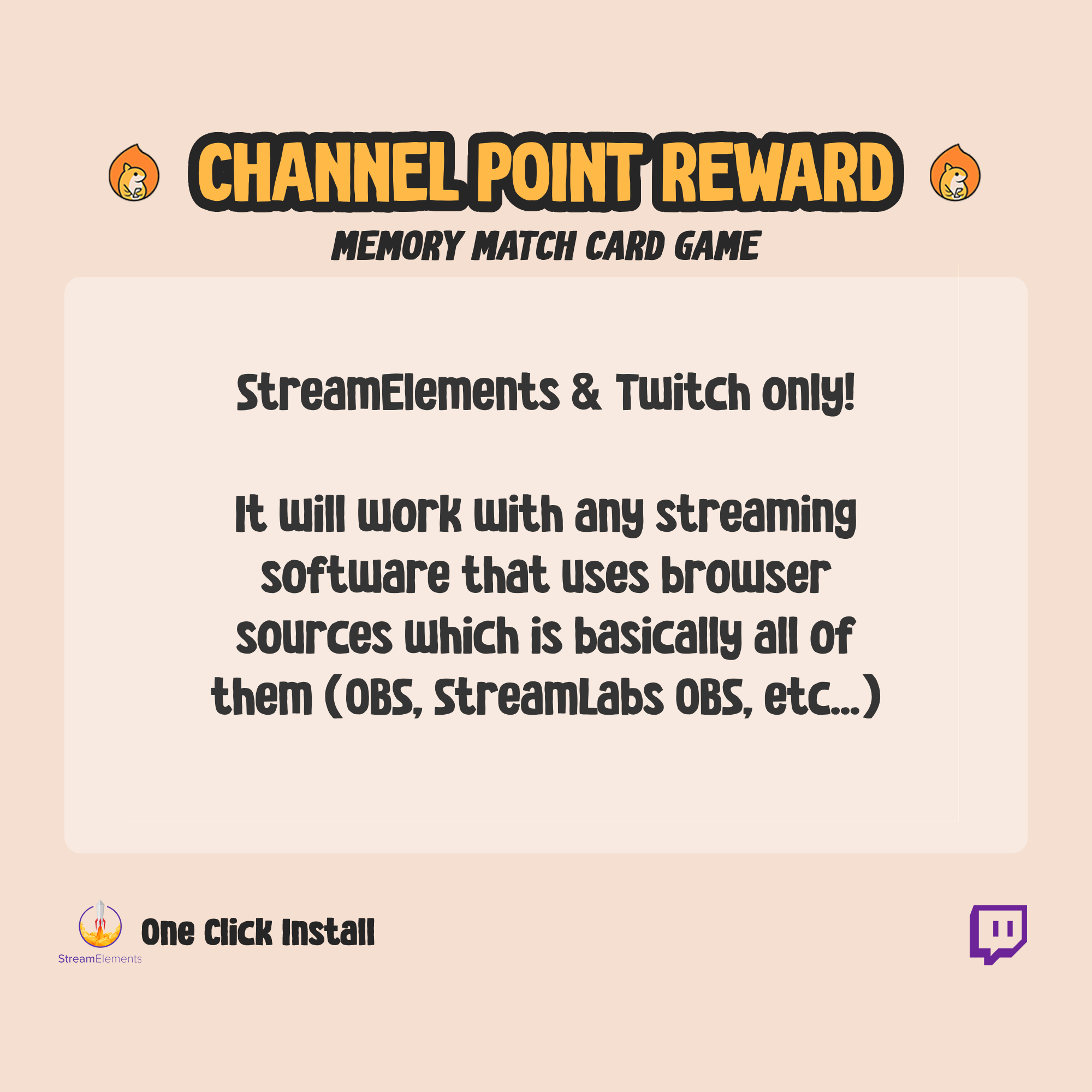 Memory Card Match Game - Twitch Chat Plays