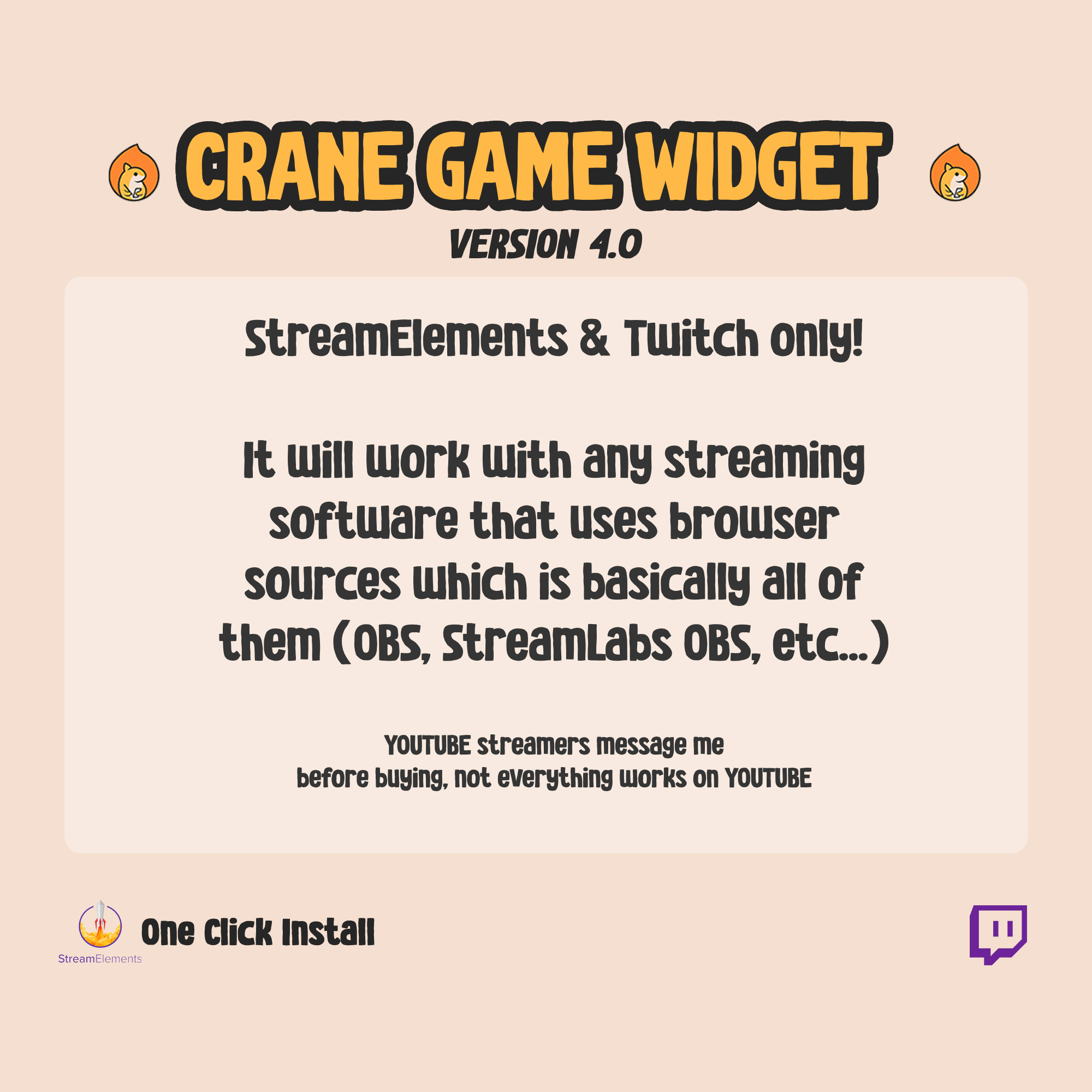 Twitch Chat Crane Game - Claw Game Gashapon for Live Streaming