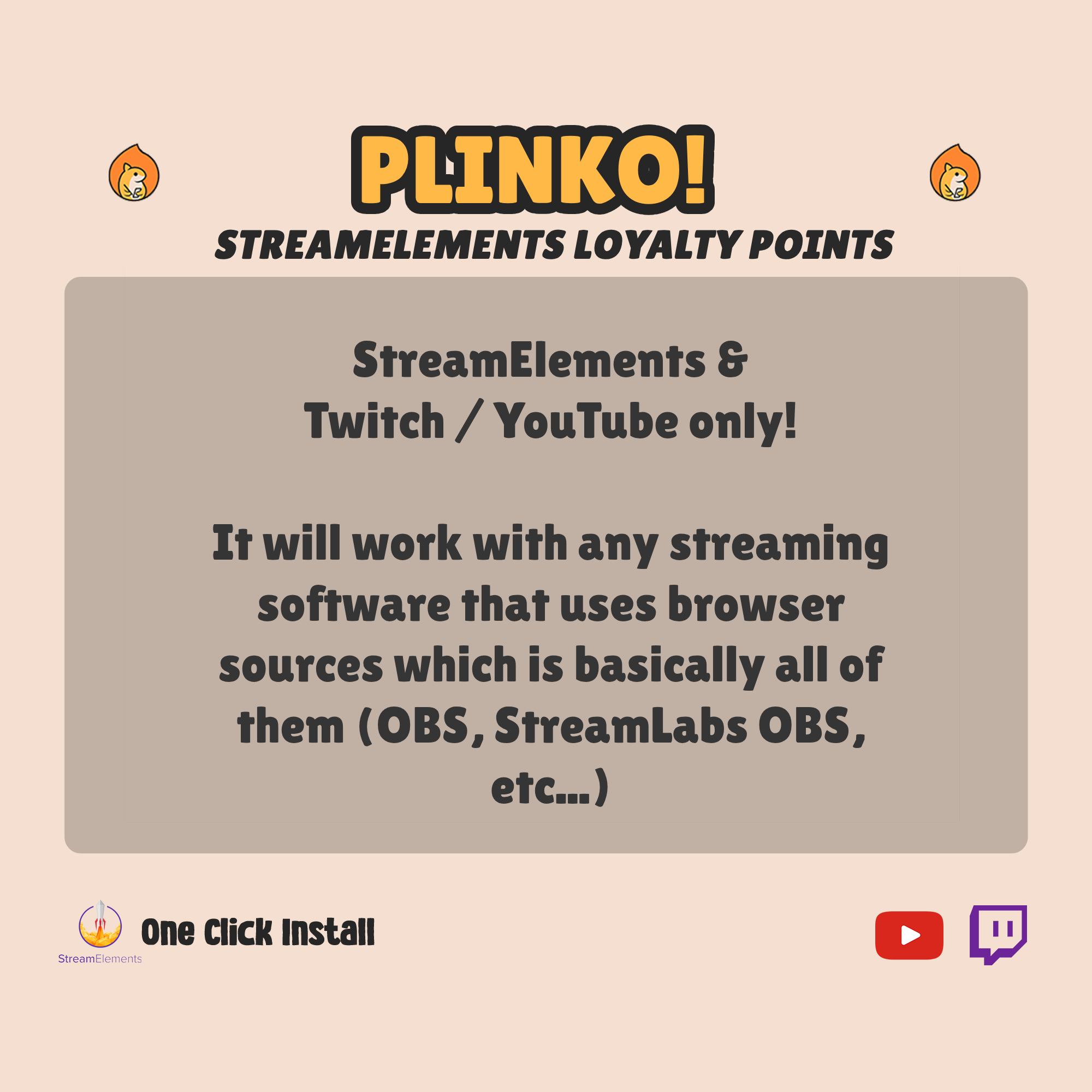 Twitch Plinko Game - Chat Casion StreamElement Loyalty Points
