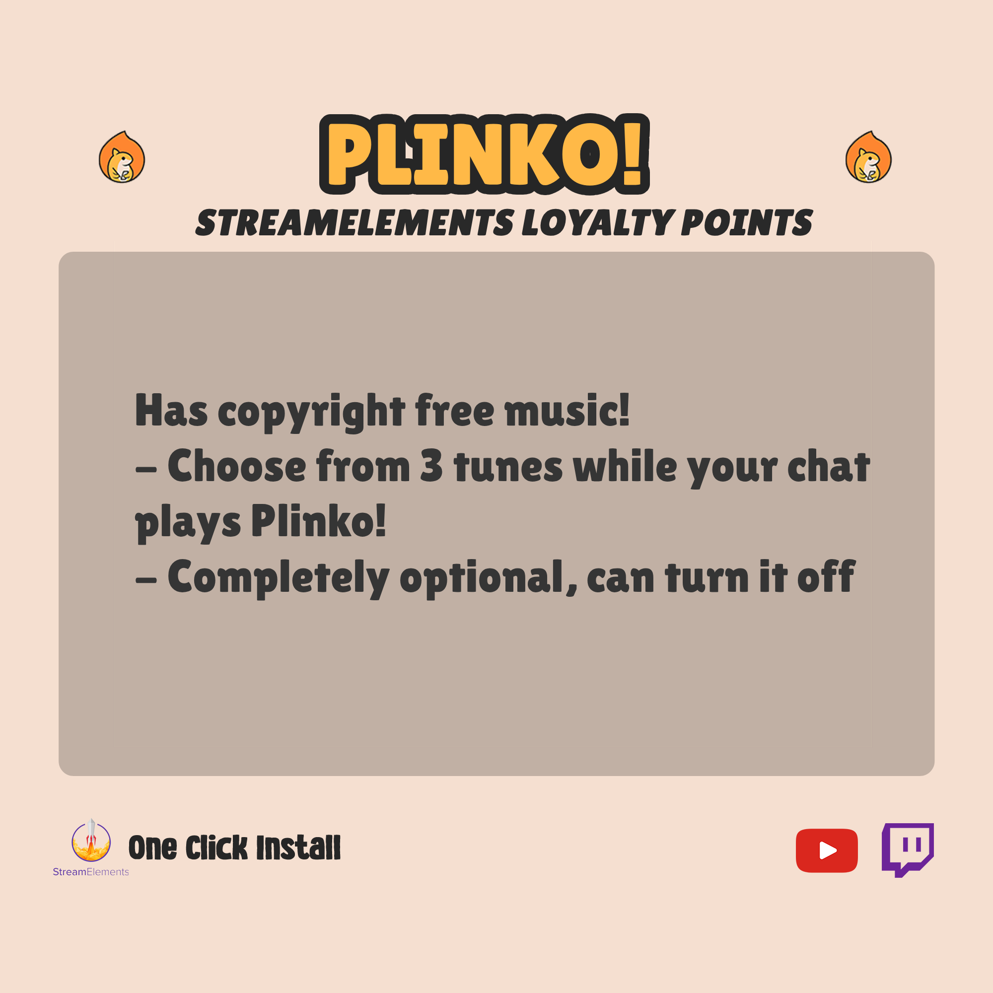 Twitch Plinko Game - Chat Casion StreamElement Loyalty Points
