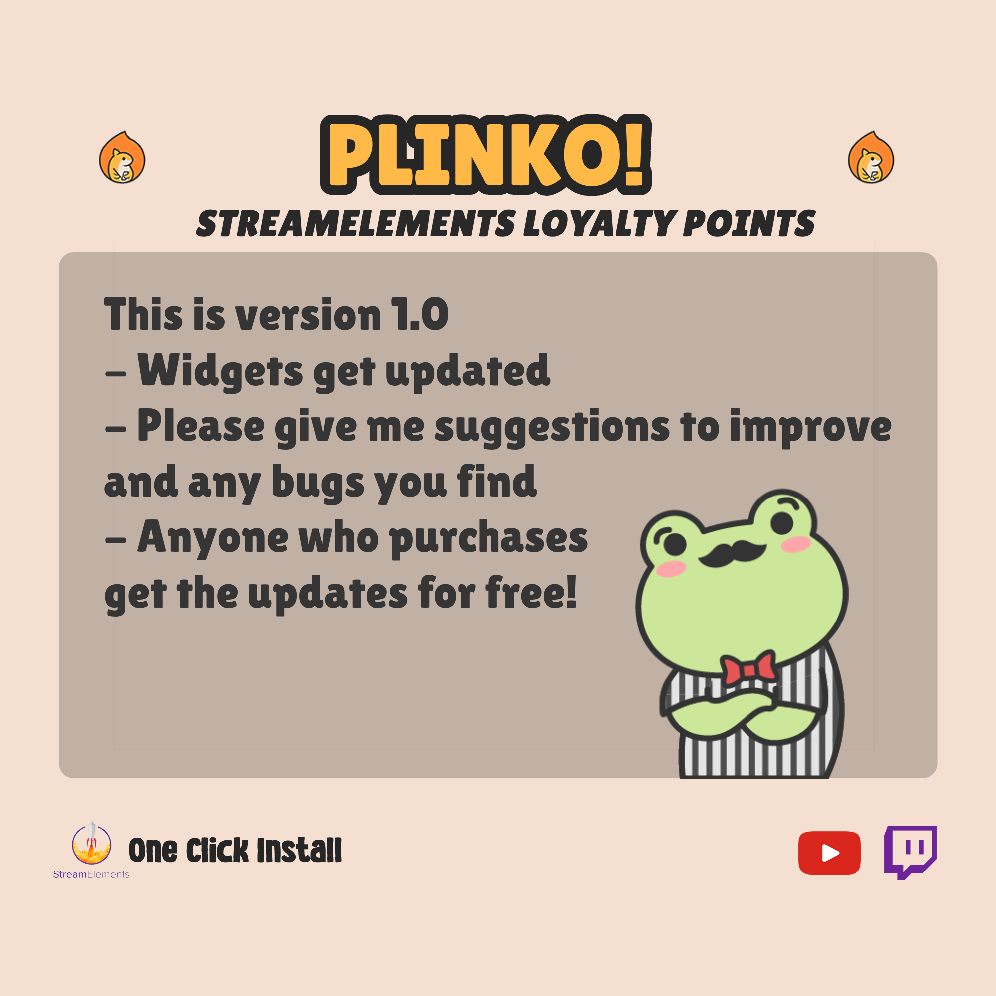 Twitch Plinko Game - Chat Casion StreamElement Loyalty Points