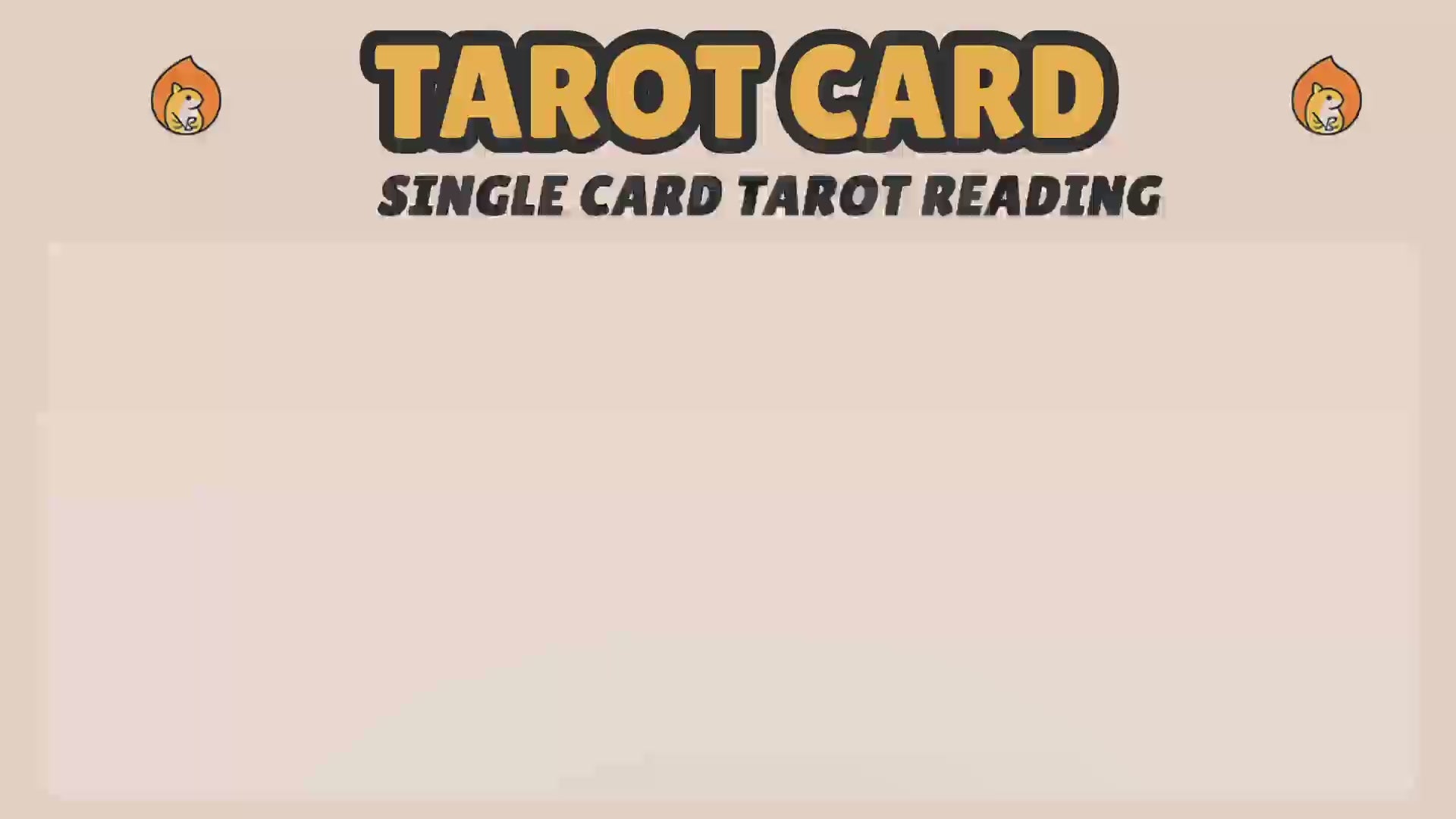 Single Tarot Card Reading Twitch Widget