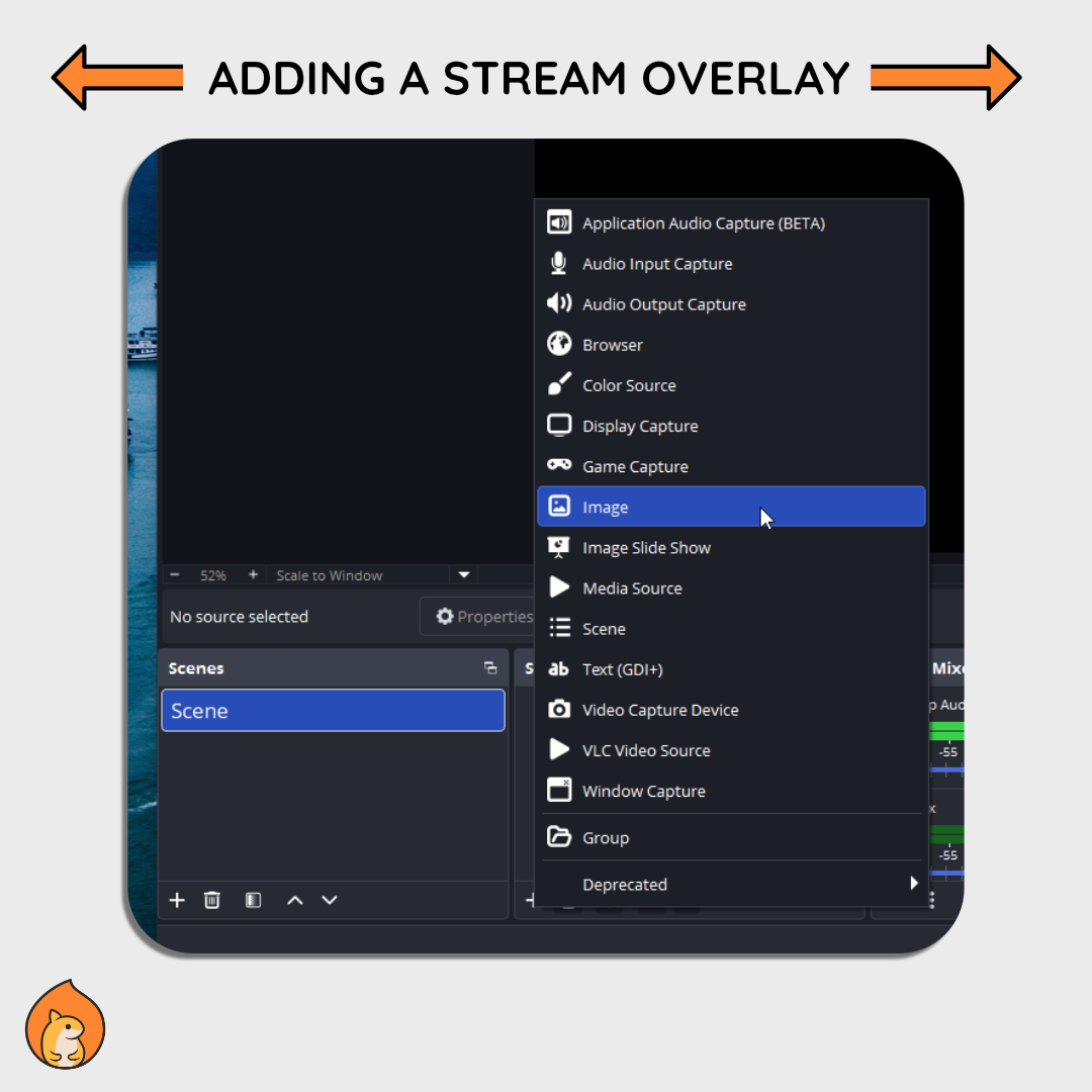 How to add a stream overlay in OBS Studio