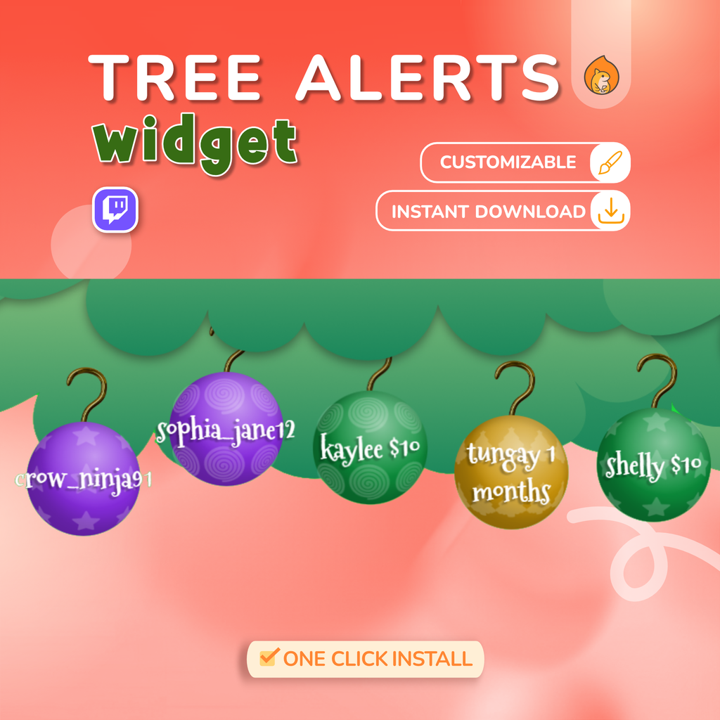 Animated Christmas Tree Ornament Alerts & Events