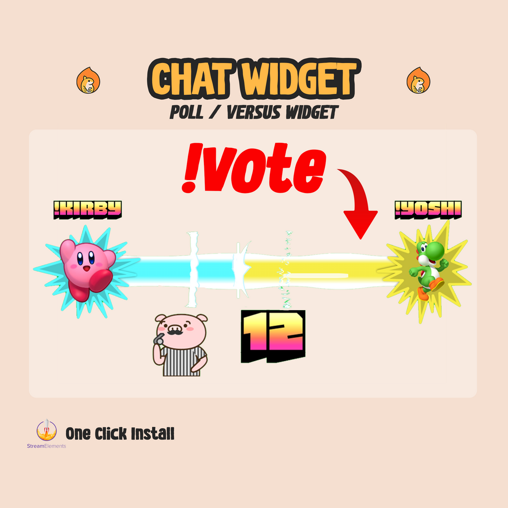 Chat Poll Widget - Versus Chat Poll