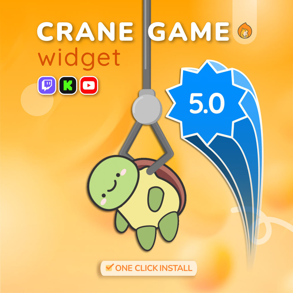 Twitch Chat Crane Game - Claw Game Gashapon for Live Streaming