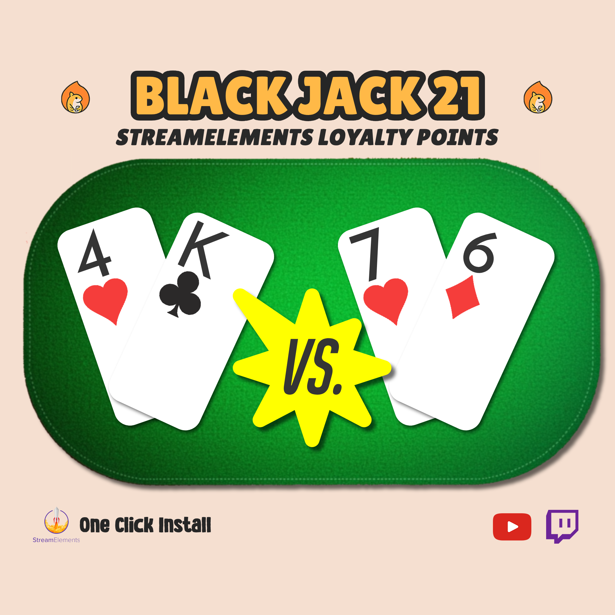 Twitch Plays Black Jack Widget - YouTube