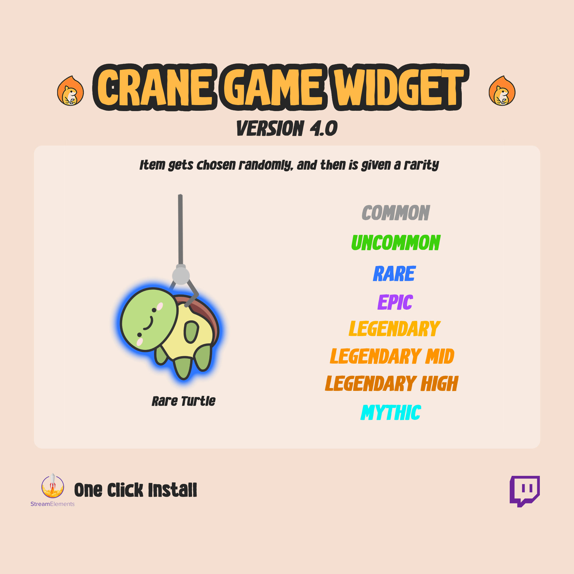 Twitch Chat Crane Game - Claw Game Gashapon for Live Streaming