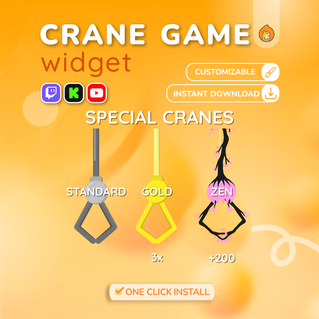 Twitch Chat Crane Game - Claw Game Gashapon for Live Streaming
