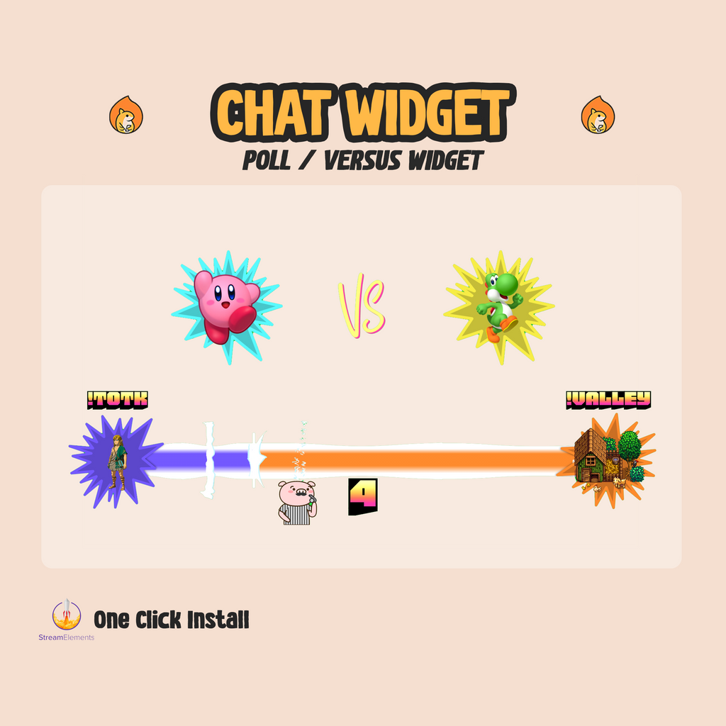 Chat Poll Widget - Versus Chat Poll