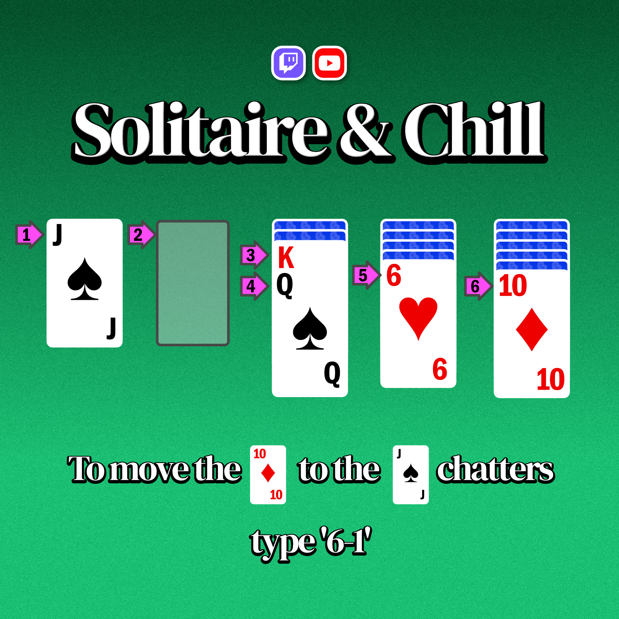 Solitaire & Chill Twitch & YouTube Chat Game