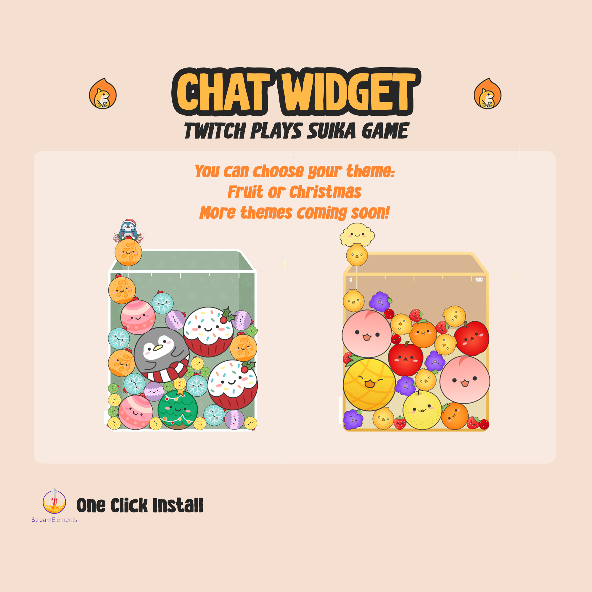 Twitch Plays Suika Game - Chat Game Widget