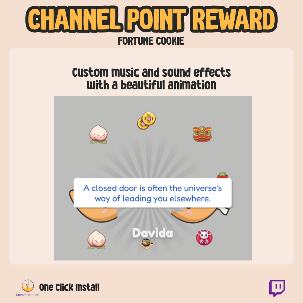 Twitch Fortune Cookie Widget - Twitch Fortune Teller