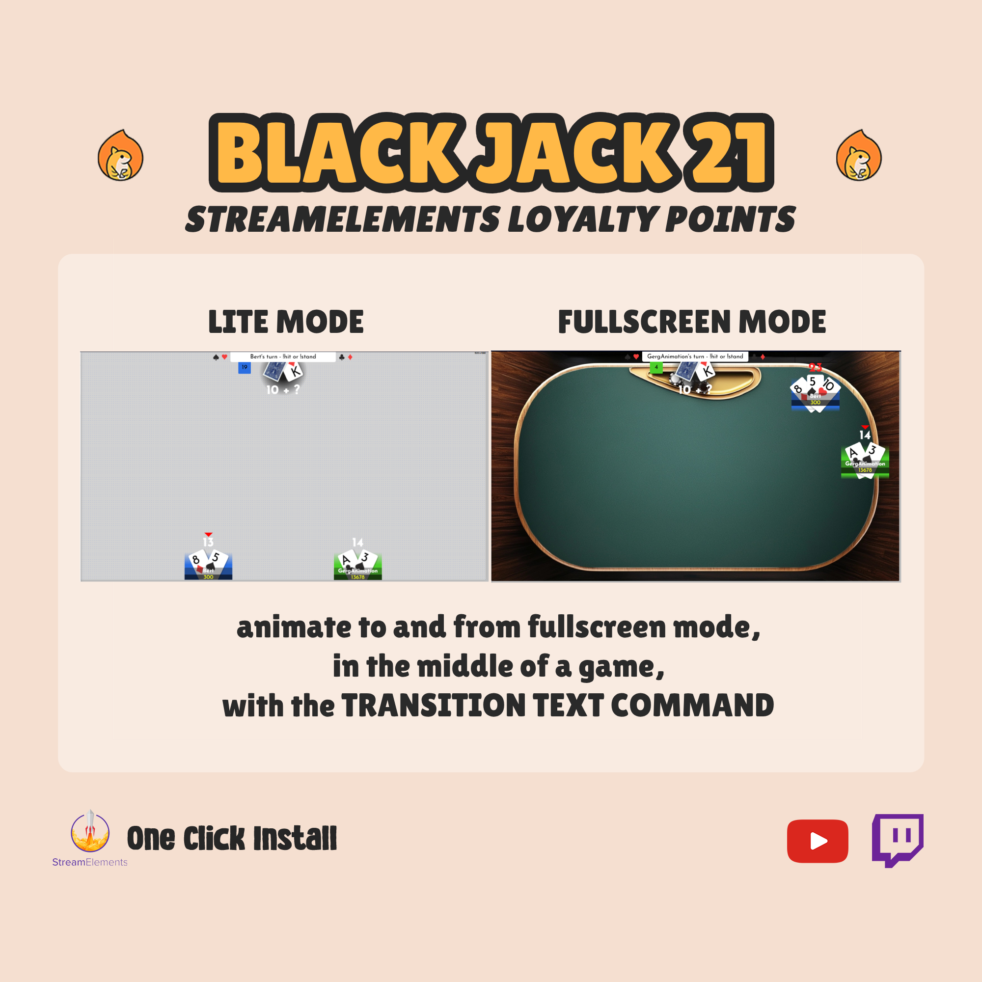 Twitch Plays Black Jack Widget - YouTube