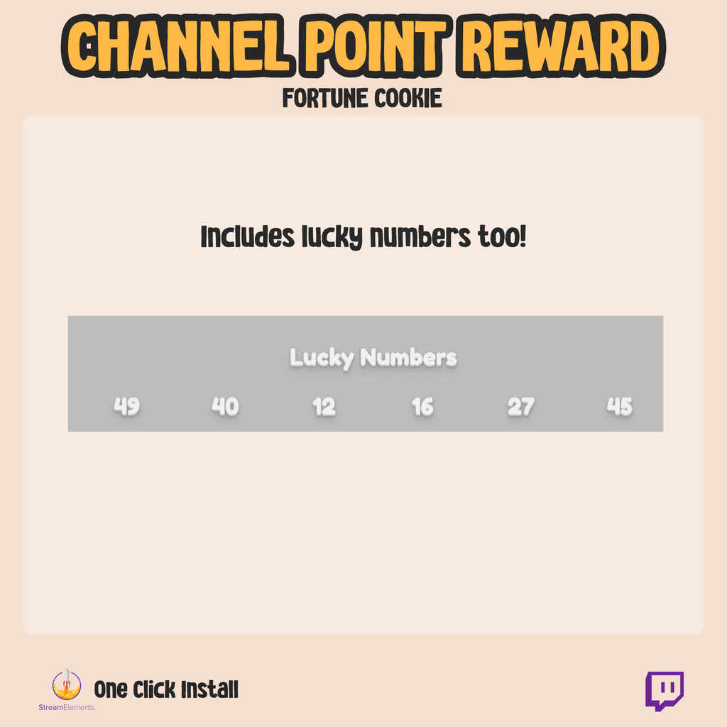 Twitch Fortune Cookie Widget - Twitch Fortune Teller