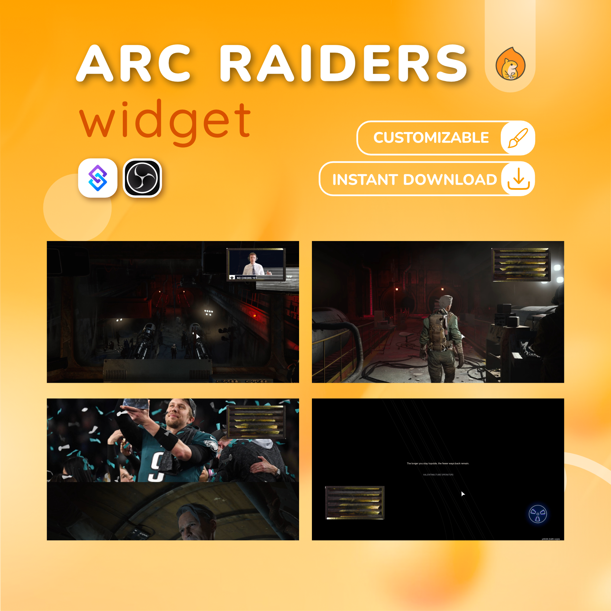 ARC Raiders Webcam & StreamerBot Elevator Scene