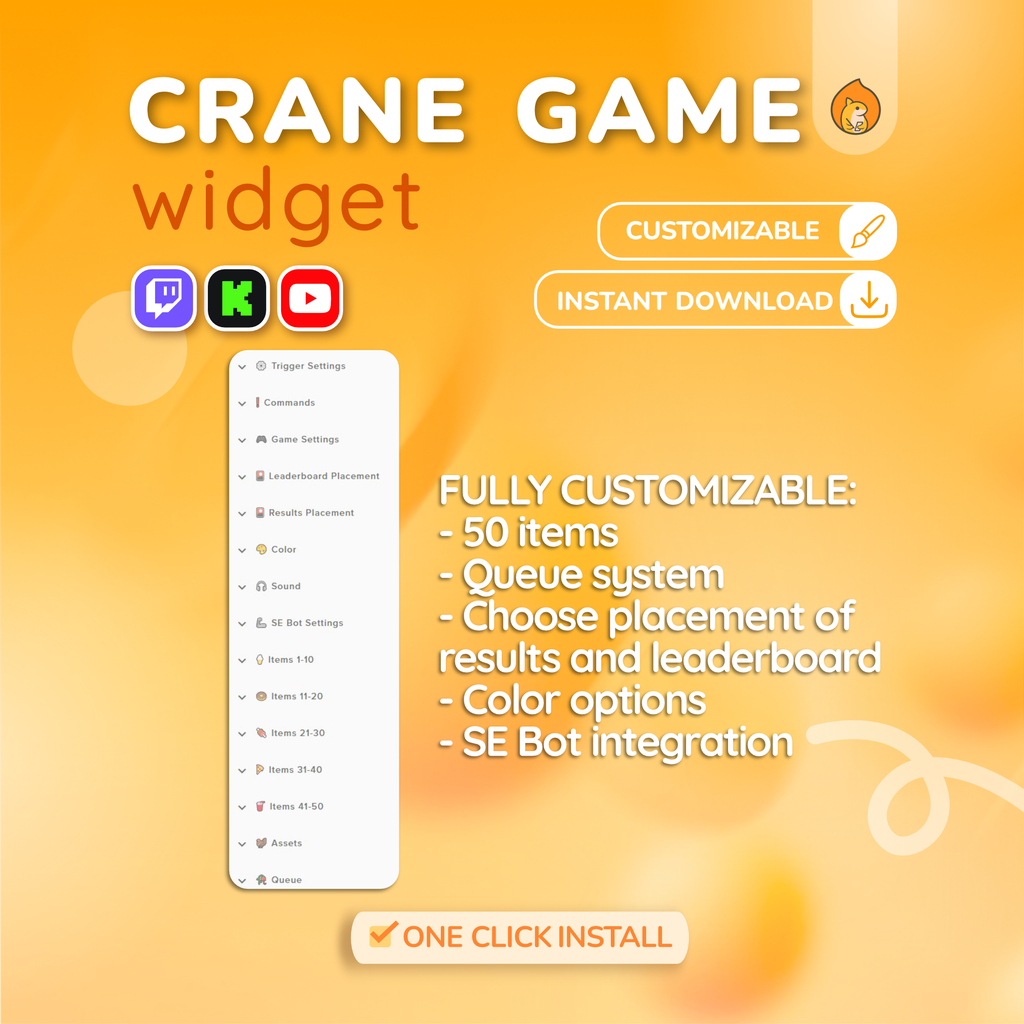Twitch Chat Crane Game - Claw Game Gashapon for Live Streaming