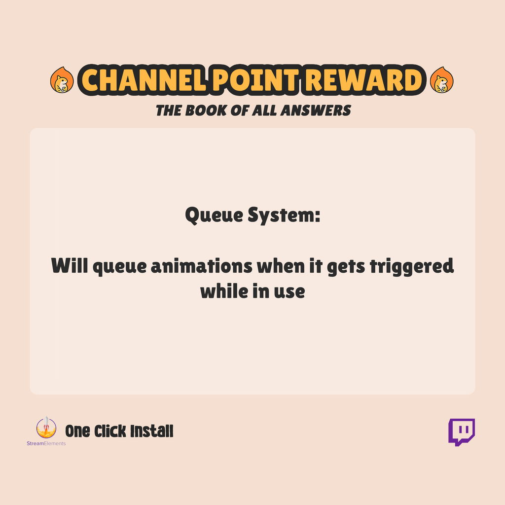 The Book of All Answers - Fortune Teller Twitch Chat Widget