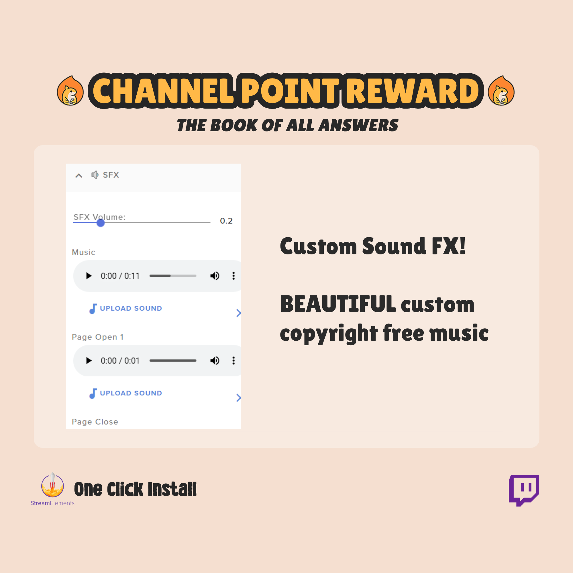 The Book of All Answers - Fortune Teller Twitch Chat Widget