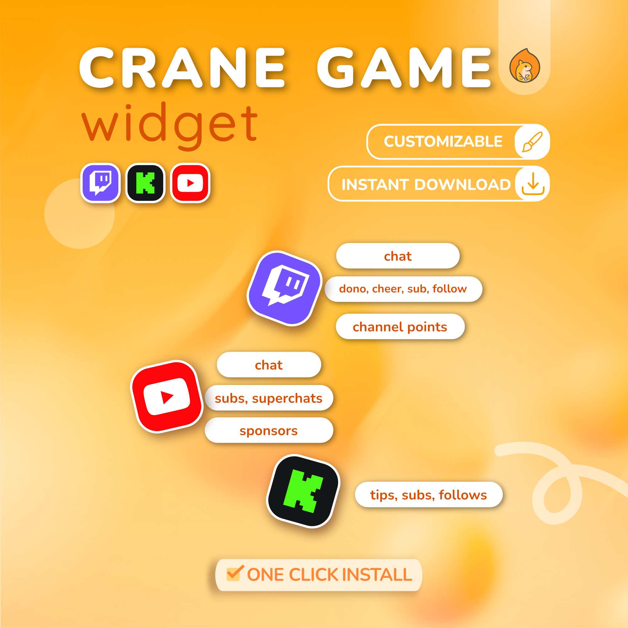 Twitch Chat Crane Game - Claw Game Gashapon for Live Streaming