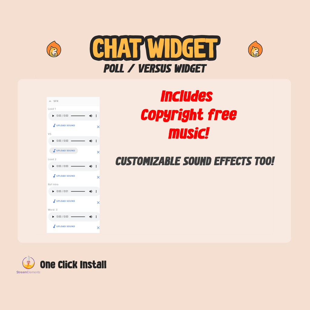 Chat Poll Widget - Versus Chat Poll