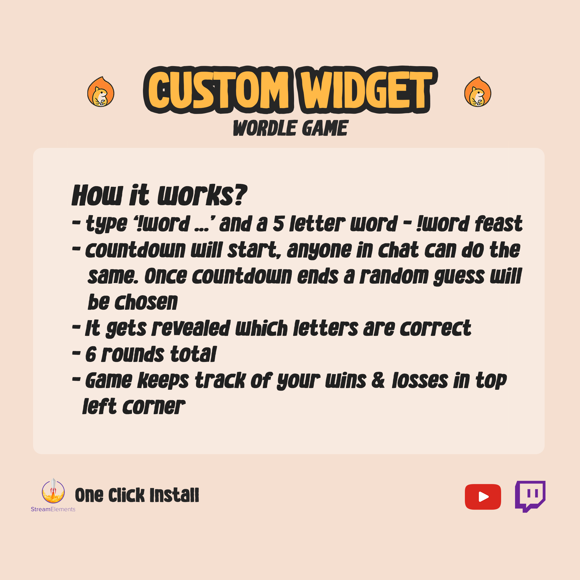 Twitch Plays Wordle - Wordle YouTube Twitch Chat Game Widget