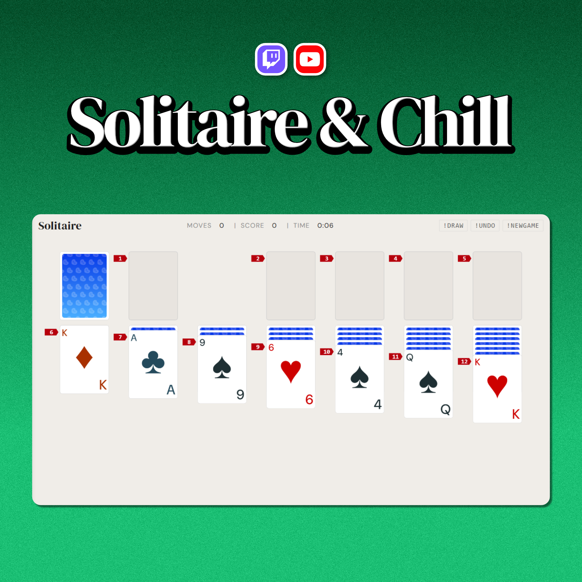 Chat Plays Brain Games! Solitaire - Sudoku - Memory Card Match Games Twitch YouTube Chat