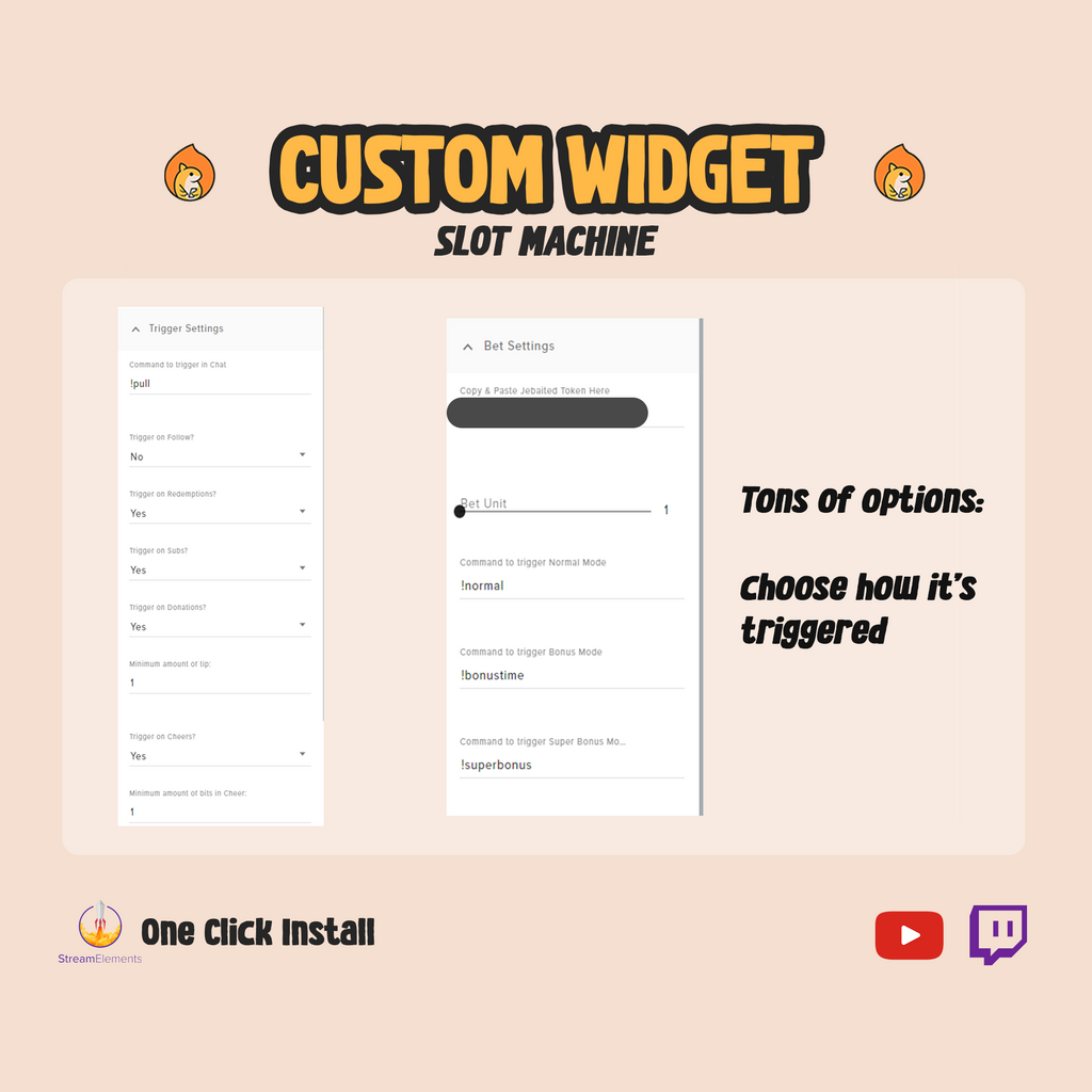 Twitch Casino Slot Machine using StreamElements Loyalty Points