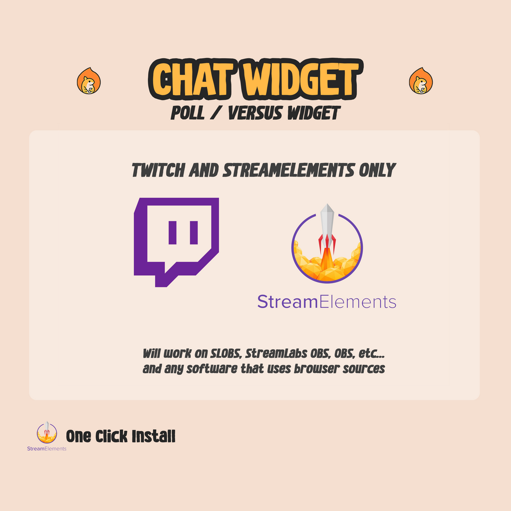 Chat Poll Widget - Versus Chat Poll