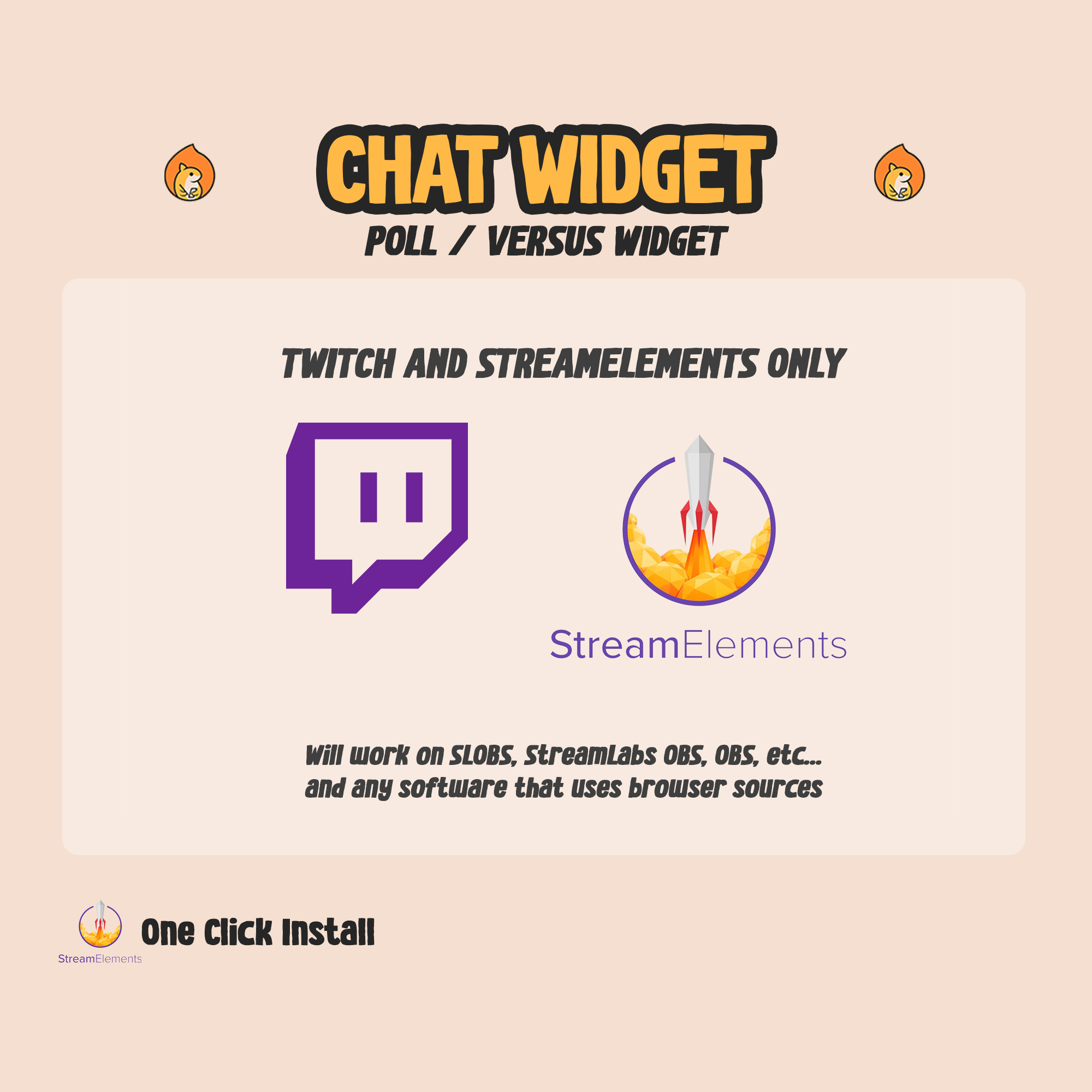 Chat Poll Widget - Versus Chat Poll