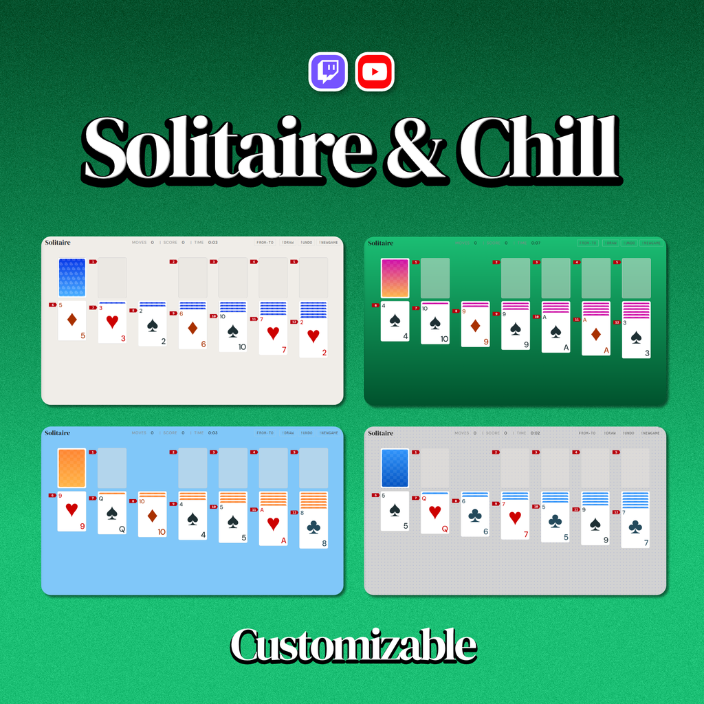 Chat Plays Brain Games! Solitaire - Sudoku - Memory Card Match Games Twitch YouTube Chat