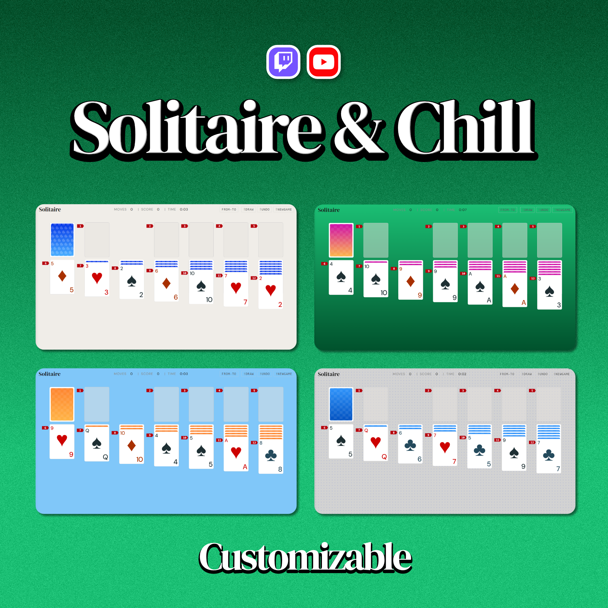 Chat Plays Brain Games! Solitaire - Sudoku - Memory Card Match Games Twitch YouTube Chat