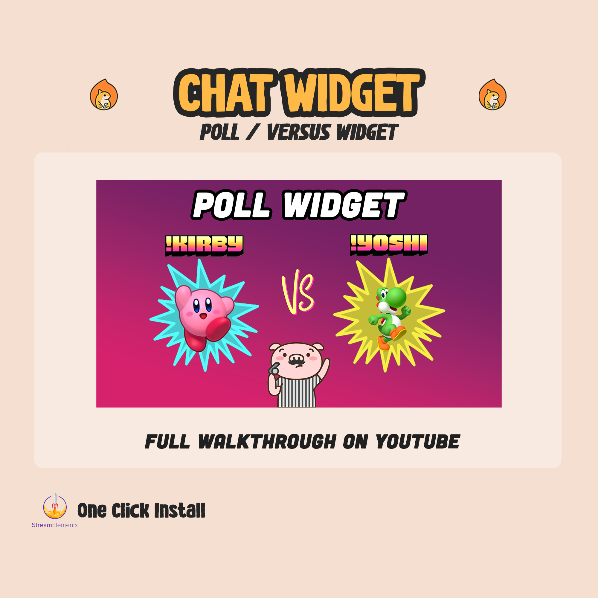 Chat Poll Widget - Versus Chat Poll