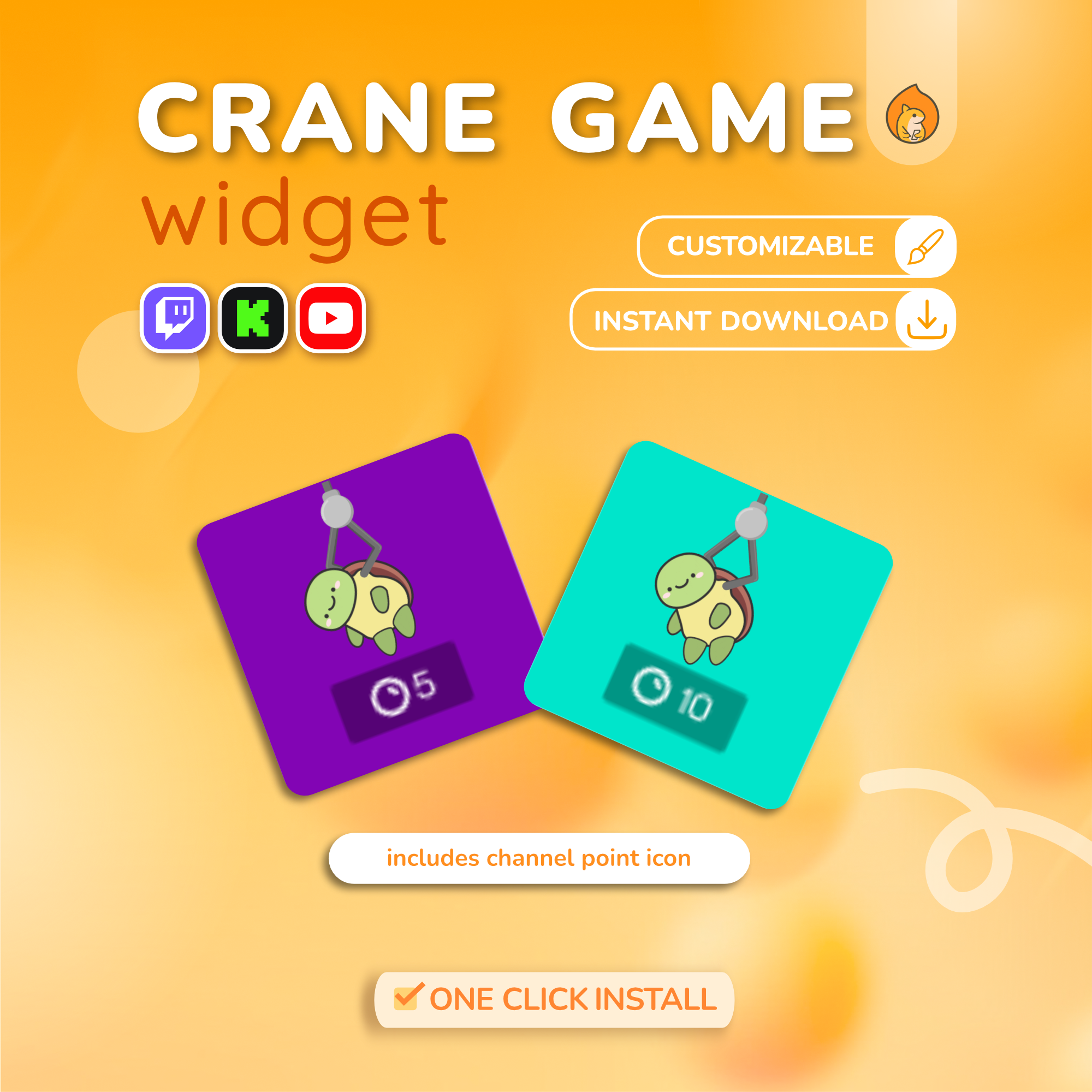 Twitch Chat Crane Game - Claw Game Gashapon for Live Streaming