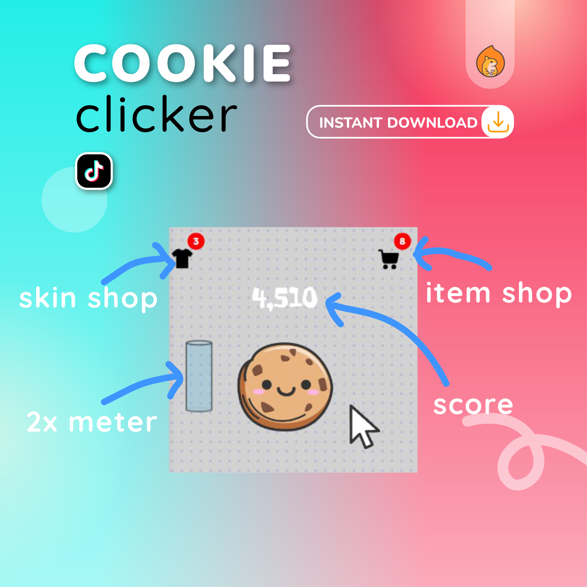 TikTok Live Cookie Clicker Game