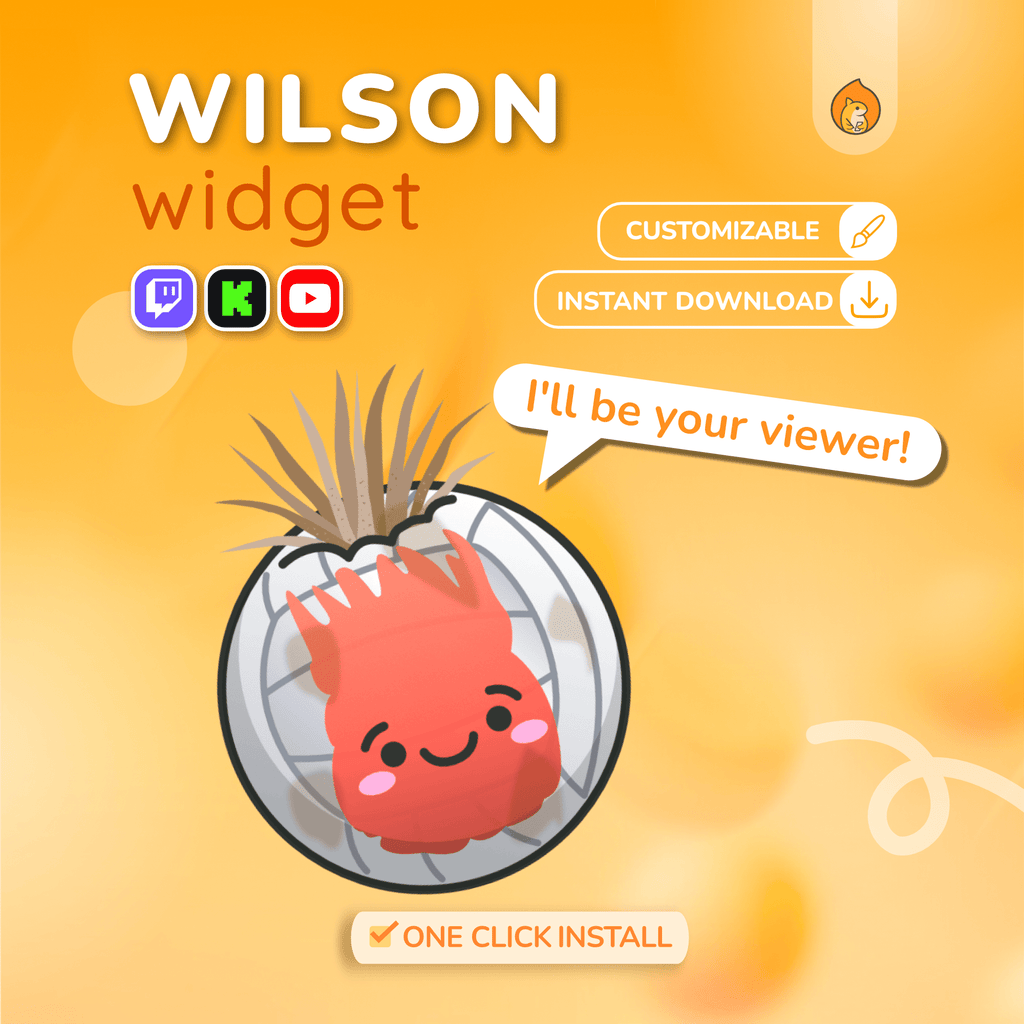Wilson!!!! Widget for New Streamers with Zero Viewers