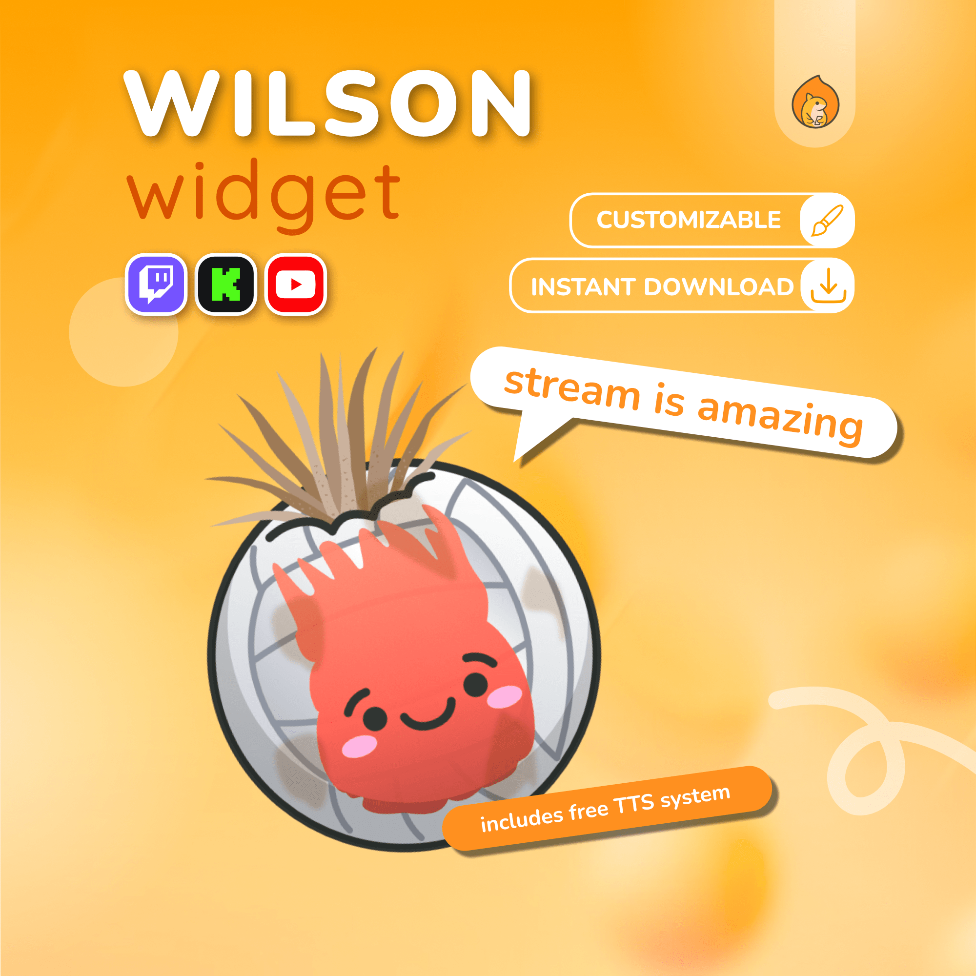 Wilson!!!! Widget for New Streamers with Zero Viewers