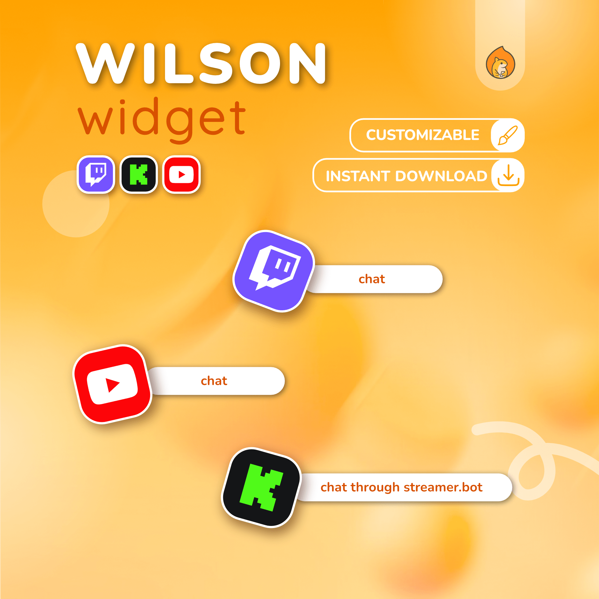 Wilson!!!! Widget for New Streamers with Zero Viewers