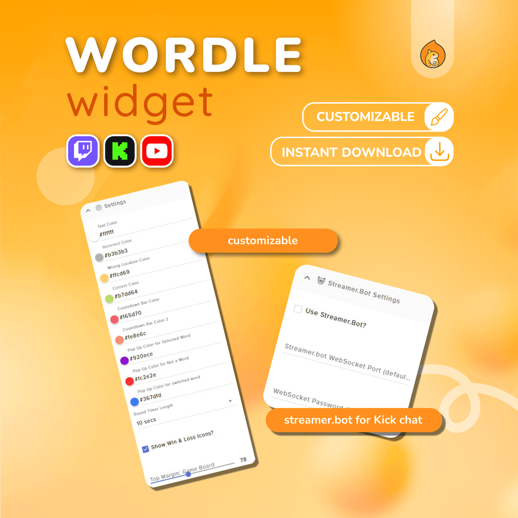 Twitch Plays Wordle - Wordle YouTube Twitch Chat Game Widget
