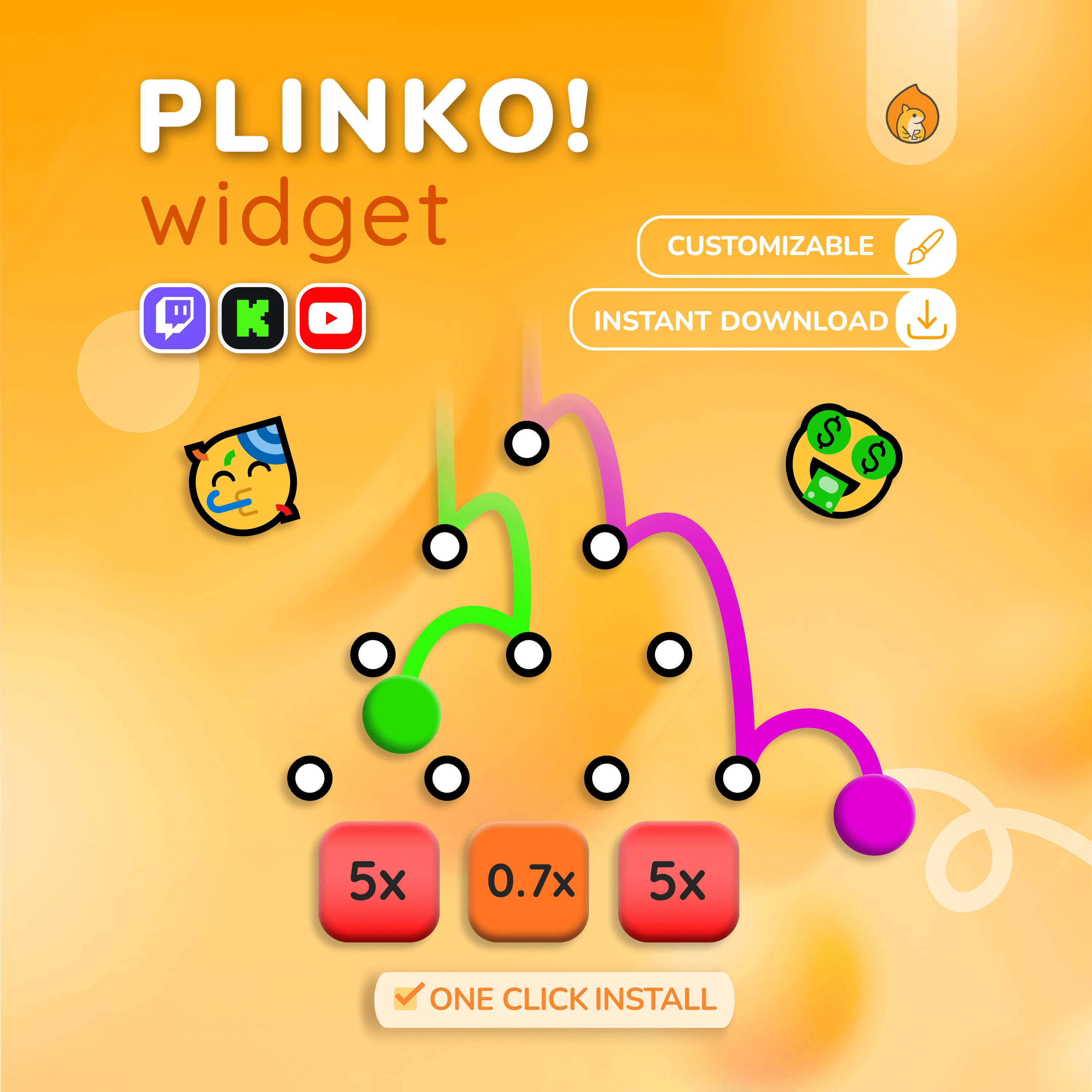 Twitch Plinko Game - Chat Casion StreamElement Loyalty Points
