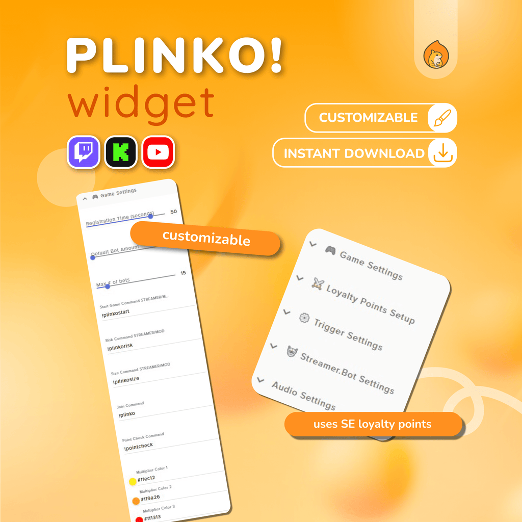 Twitch Plinko Game - Chat Casion StreamElement Loyalty Points