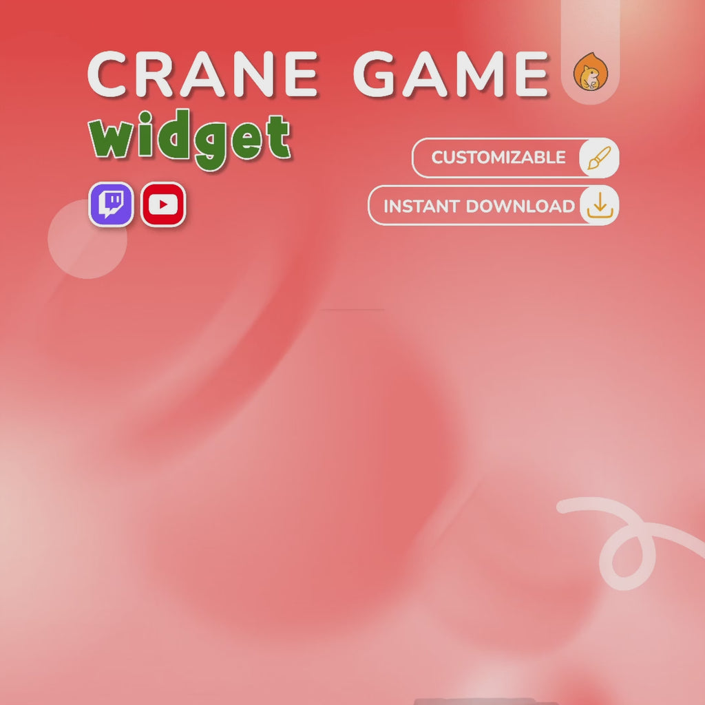 Christmas Crane Game Grinch Widget