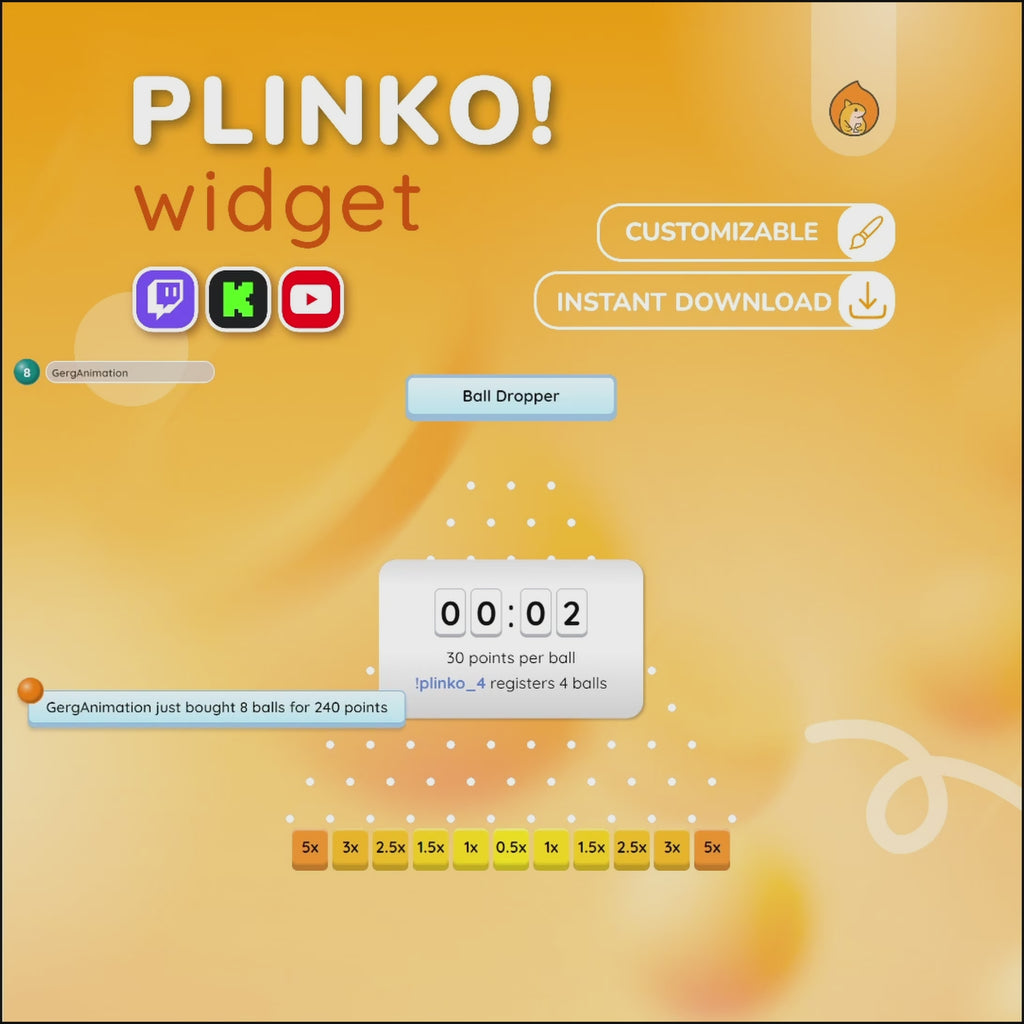 Twitch Plinko Game - Chat Casion StreamElement Loyalty Points